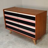 Commode U-453 rose , ancienne édition  par Jiri Jiroutek pour Interier Praha 1960