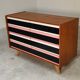 U-453 pink chest of drawers, old edition by Jiri Jiroutek for Interier Praha 1960