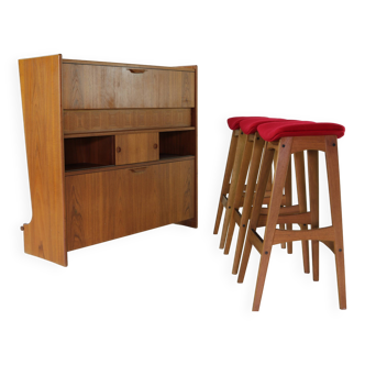 Set de bar sec design danois par Johannes Andersen pour Skaaning & Søn