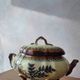 Antique Henriot Quimper Soup Tureen in Faience