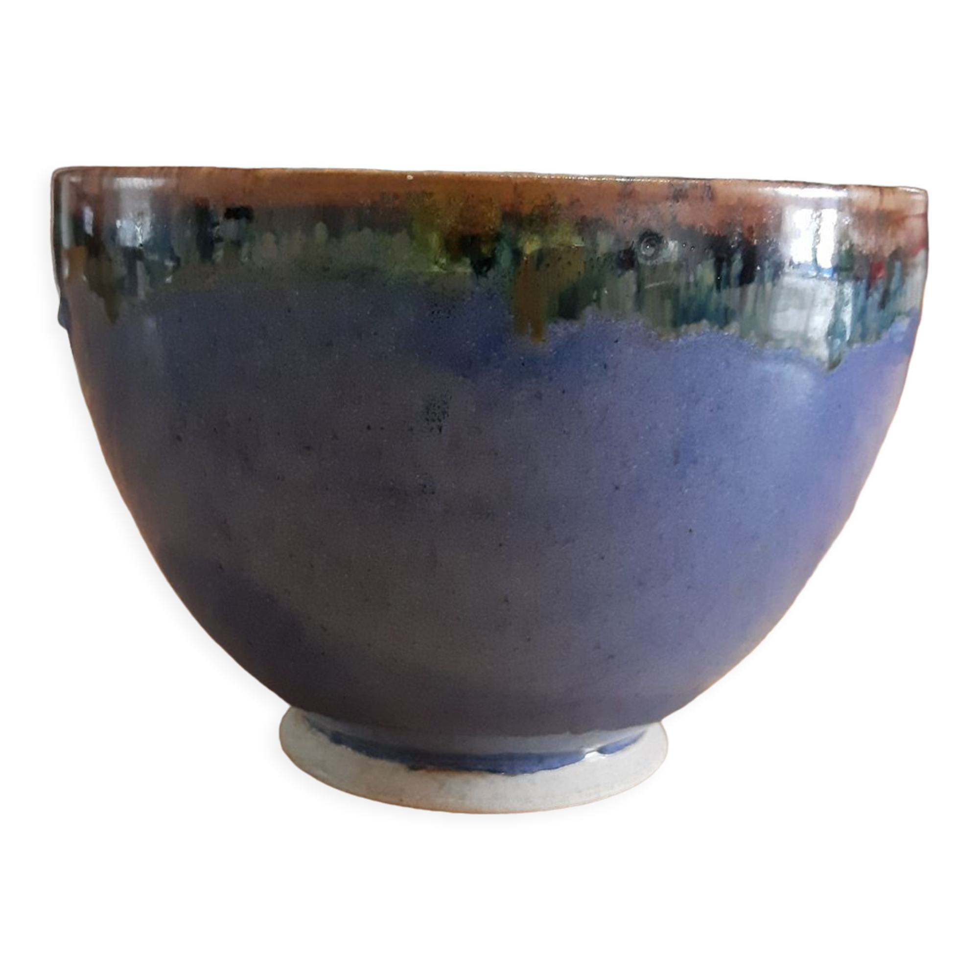 Bowl in glazed sandstone Arc Terres Bergerac