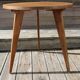 Table basse chêne tripode 600mm