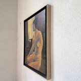 Oil painting of a naked woman