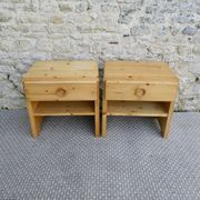 Paire de chevets en pin les Arcs par Charlotte Perriand, années 60-70