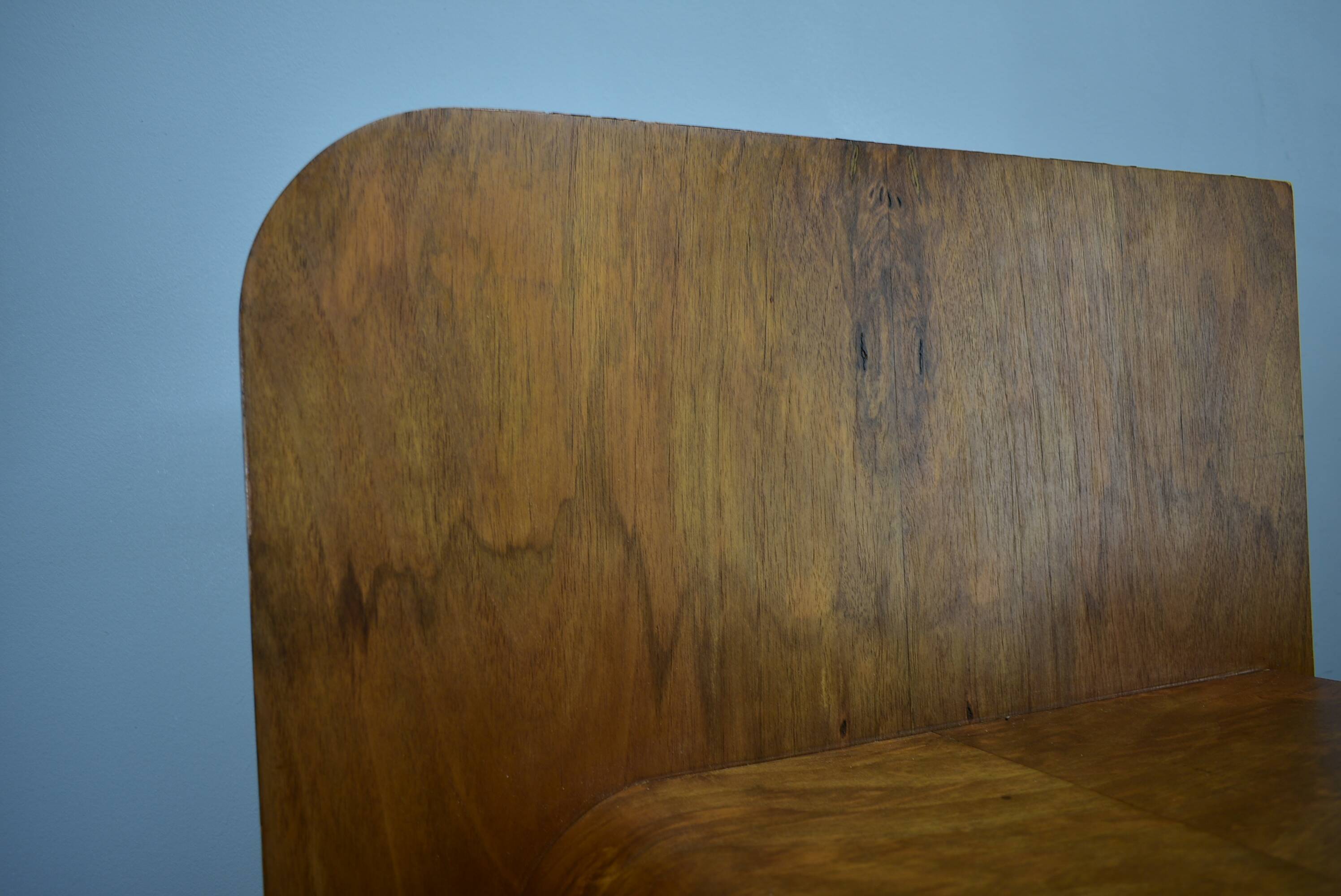 1939s pair of Art Deco bedside tables, Czechoslovakia