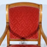 Pair of Cherry Wood Armchairs, Louis Philippe Period – 1st Part 19th