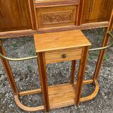 Art Deco oak cloakroom