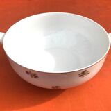 Antique PN France soup tureen White porcelain with gold edging and brass decoration