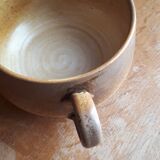 Trio de tasses en grès