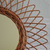 Rattan Sun mirror 42cm