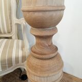 Vintage wooden floor lamp