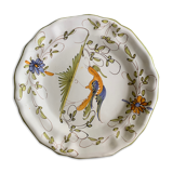 Old hand-painted plate