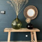 Old workbench with inclined legs