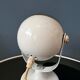 Lampe de table globulaire blanche style milieu du siècle, petite, de l'ère spatiale