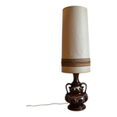 Lampadaire lampe de sol céramique ajourée années 70 1970