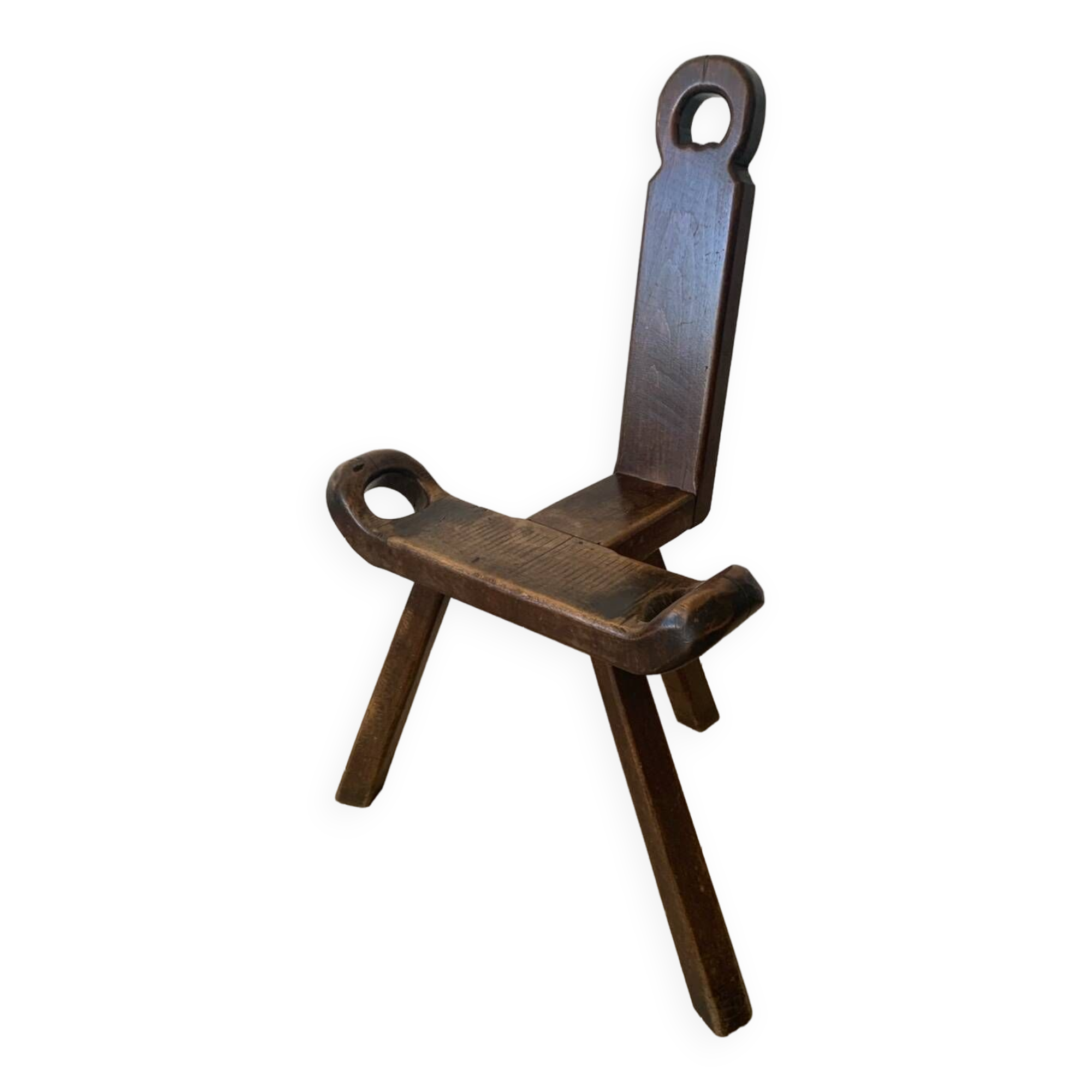 Traditional Basque chair in brutalist style