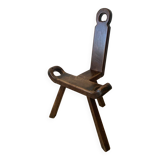 Traditional Basque chair in brutalist style