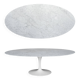 Original Knoll Tulip oval dining table 244x137 Eero Saarinen Arabescato Matt