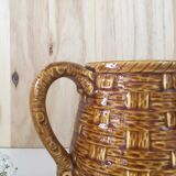 Ceramic pitcher Sarreguemines
