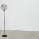 XL glass shade floor lamp