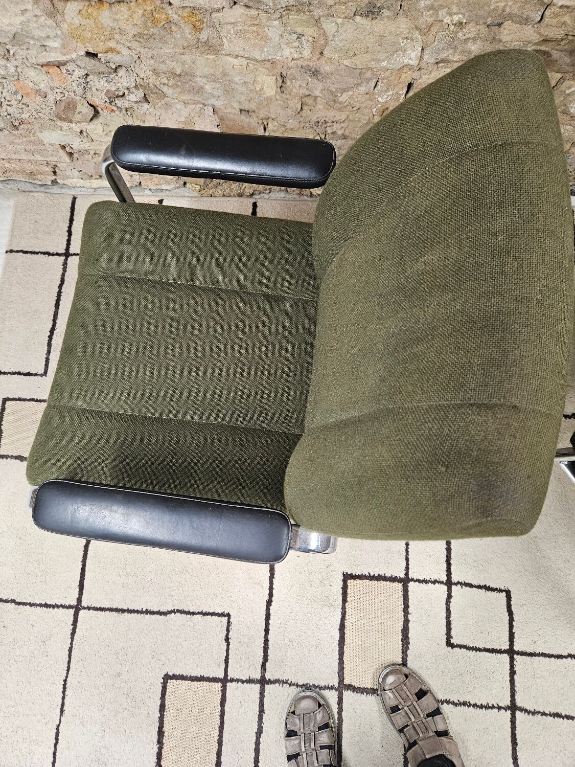 Paire de fauteuil vintage de bureau réunion