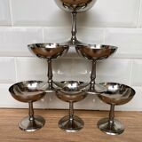 Set of 6 ice cream cups