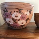 Vallauris 70's terracotta salad bowls
