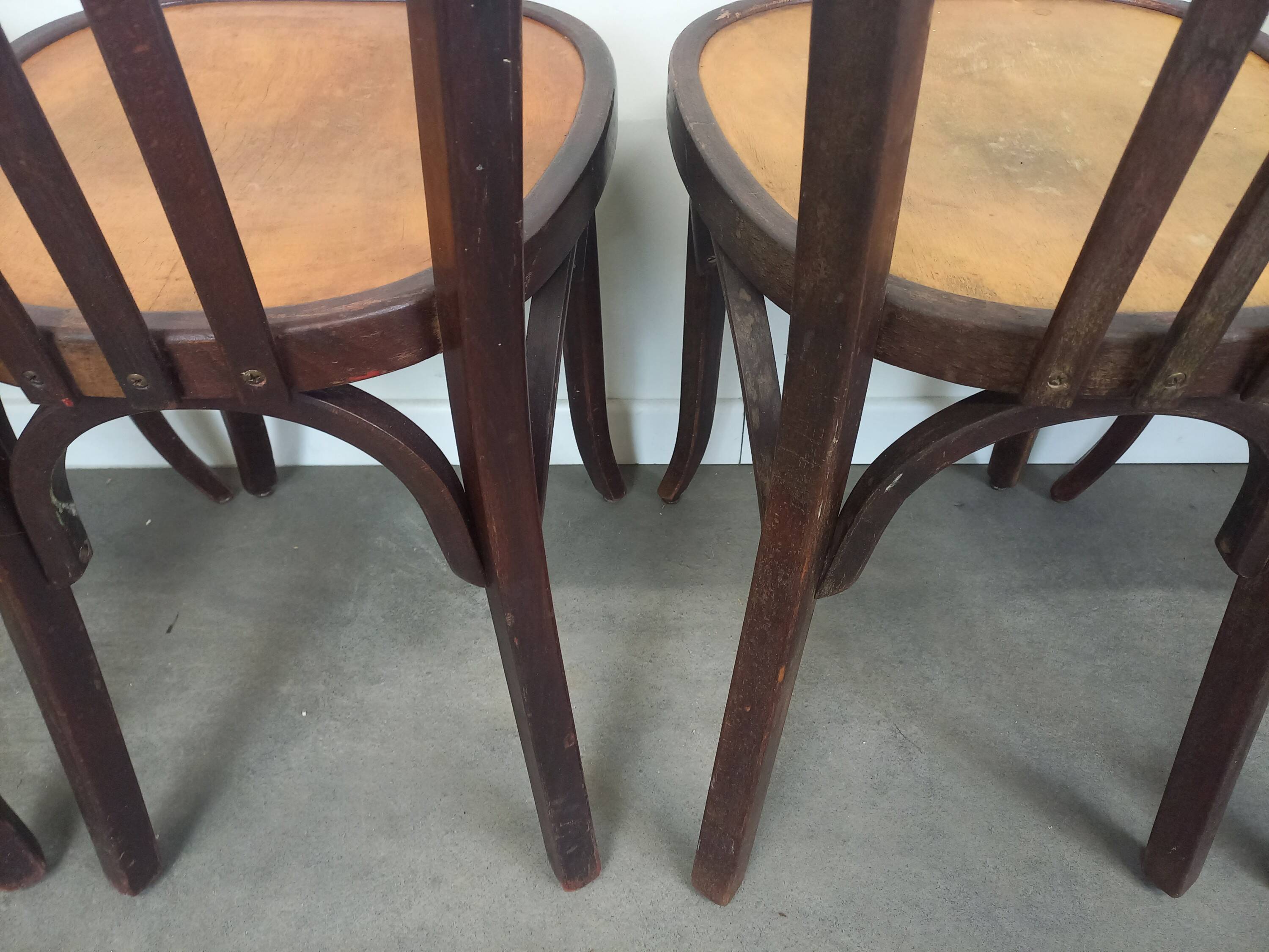 6 Baumann bistro chairs