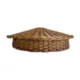 Rattan box with lid