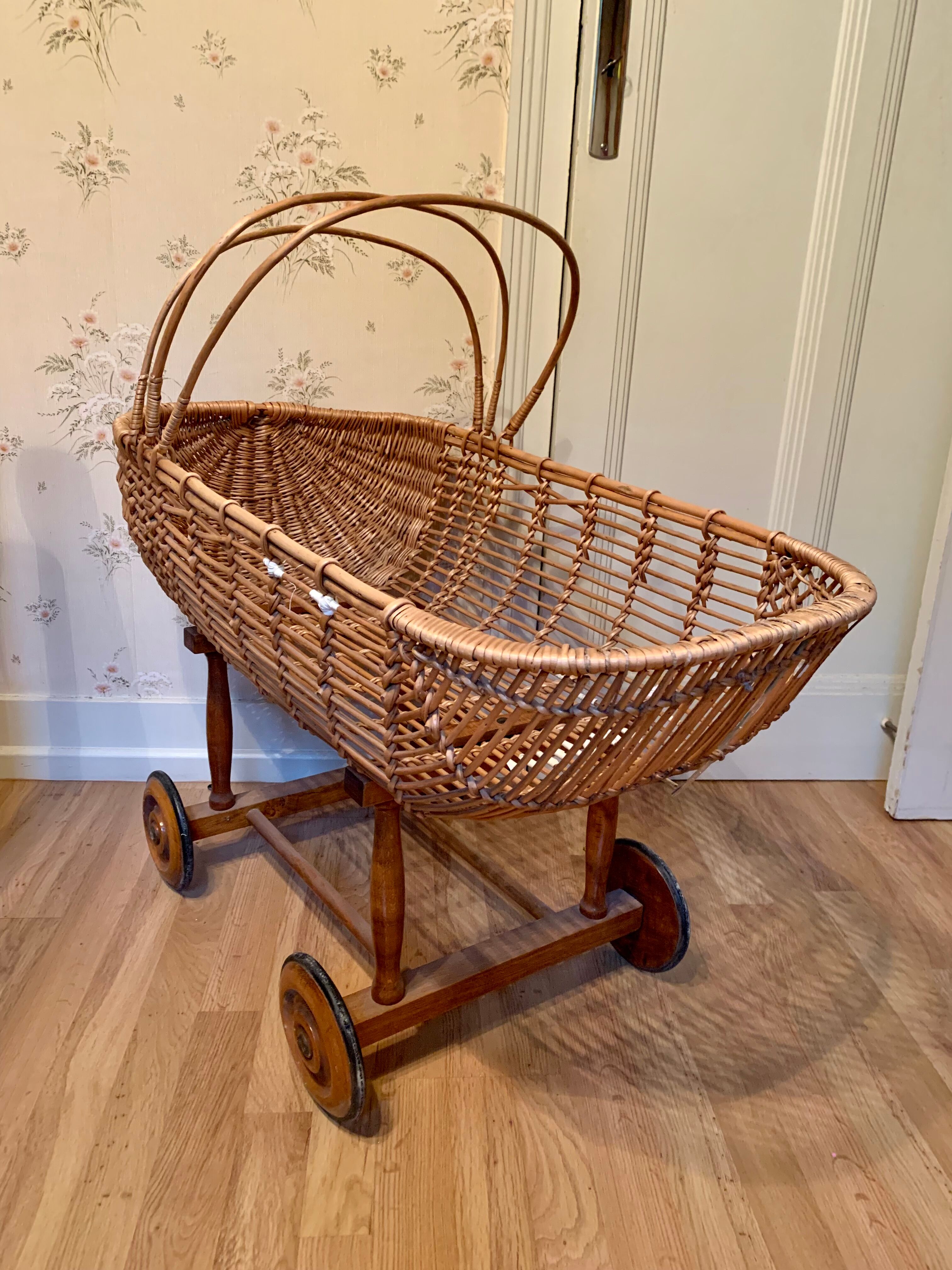 Old wooden cradle