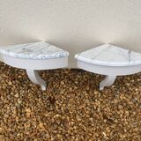 Corner console pair