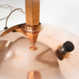 Art deco copper floor lamp