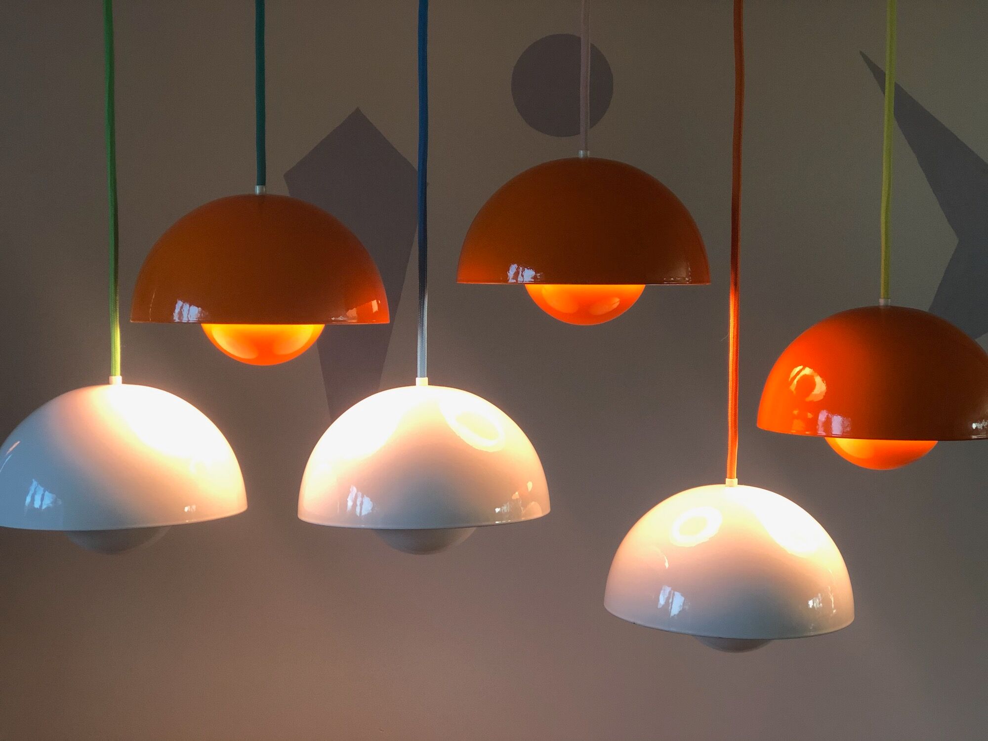 Verner Panton flowerpot pendant lamp by Louis Poulsen, Denmark