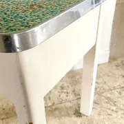VINTAGE WOOD STOOL CHEST