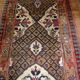 Tapis couloir en poil de chameau persan antique fait main 4' x 15,2' (122 cm x 463 cm) années 1880 - 1B556