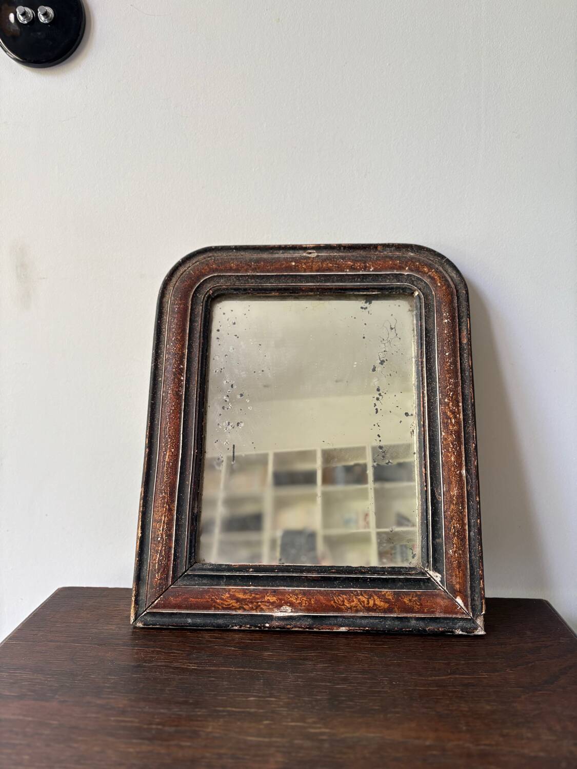 Art Deco wooden mirror