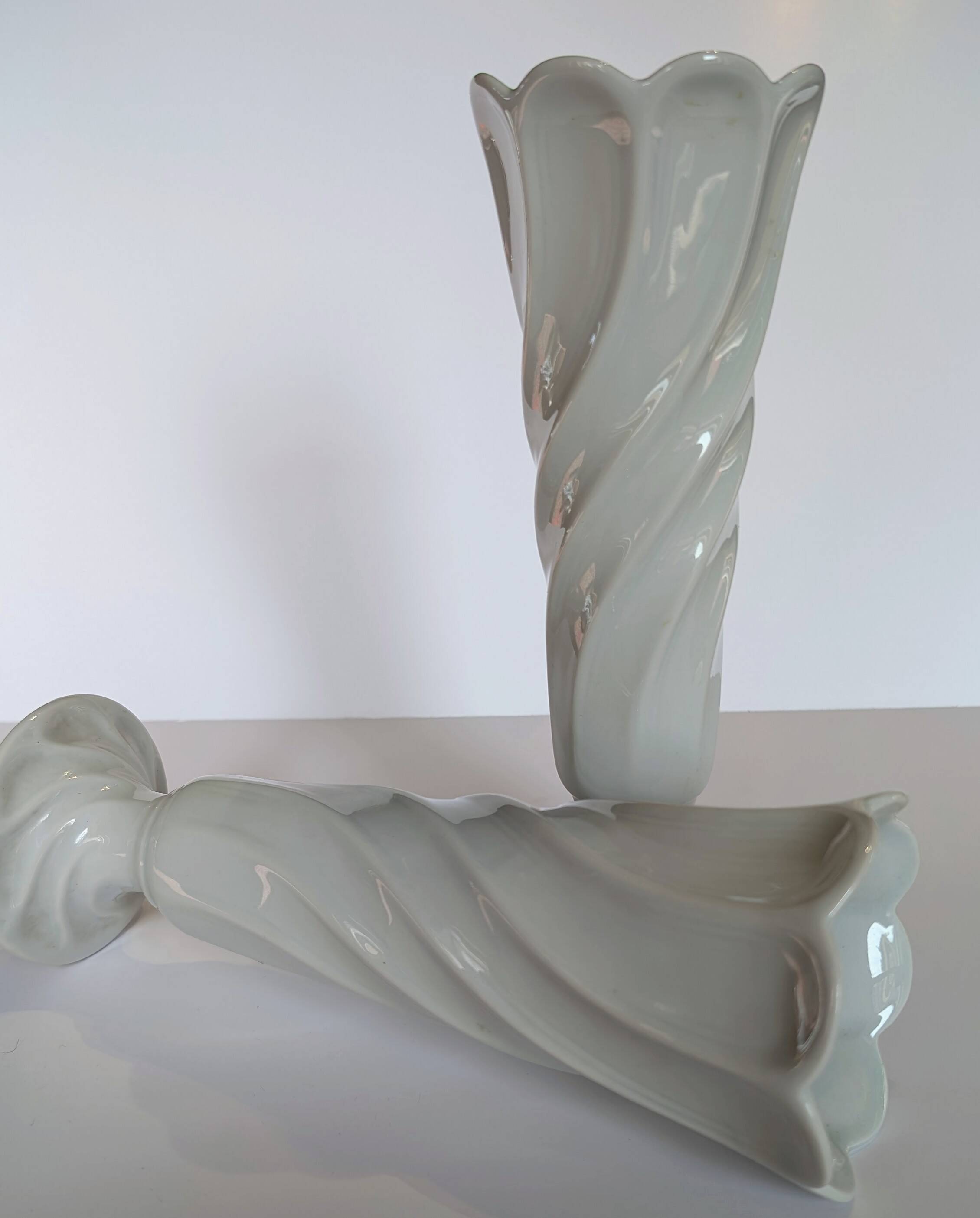 Limoges whirlwind vases