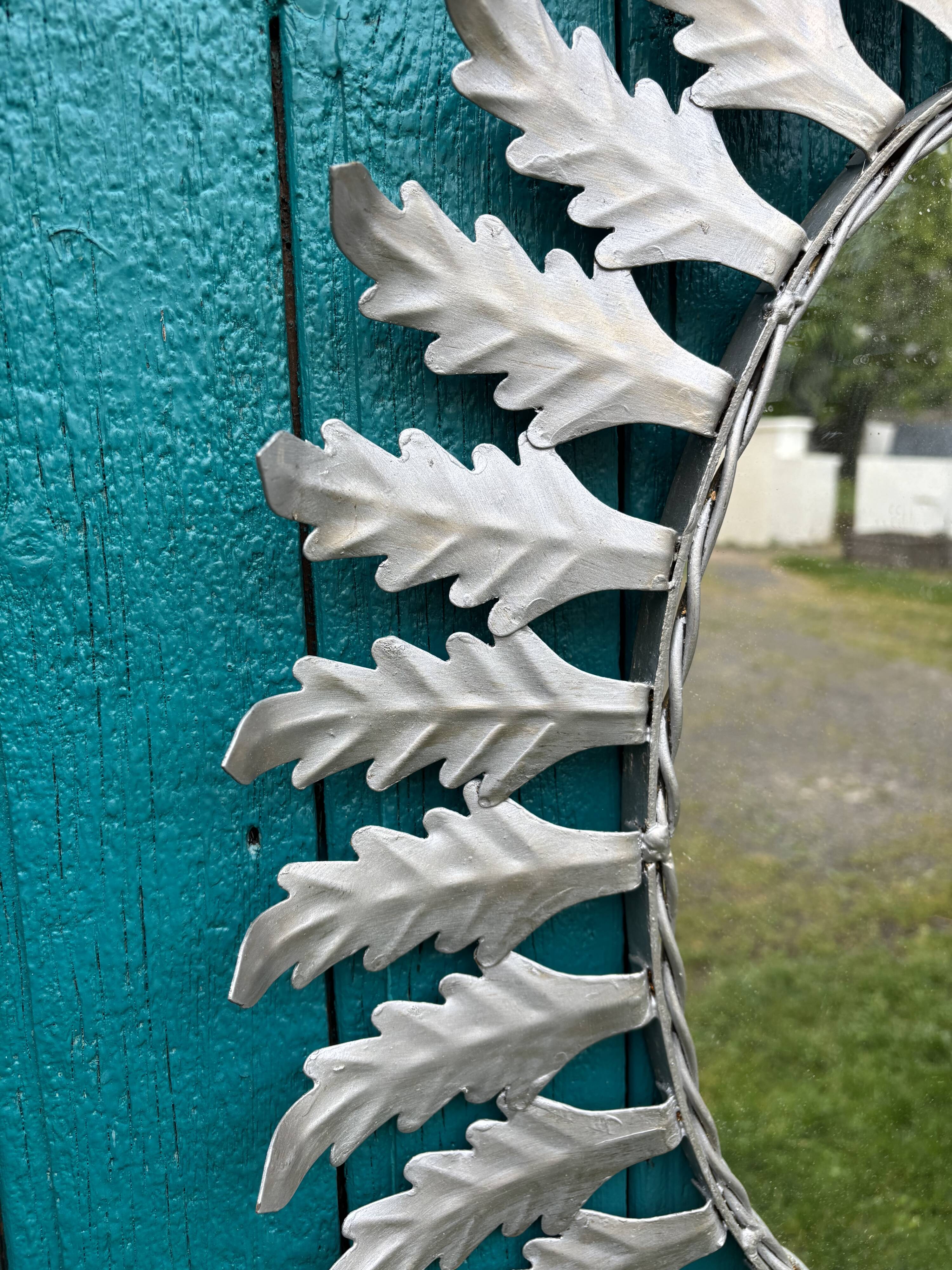 Miroir soleil Sunbunst vintage métal 1960