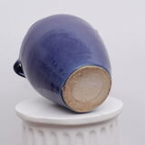 Blue terracotta pot vase 2 anses