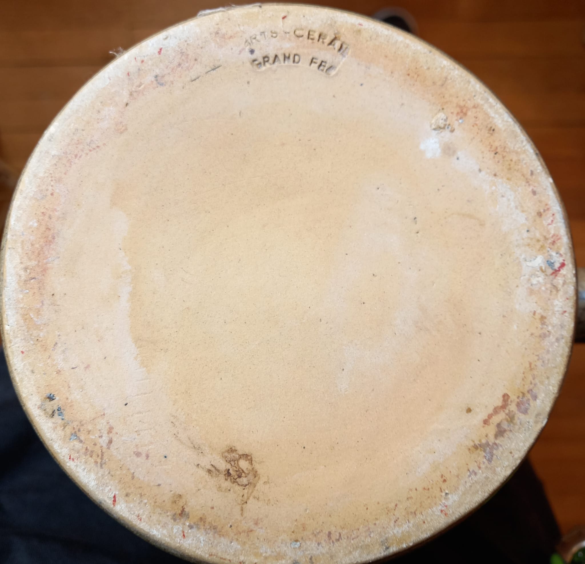 Oblong vintage ceramic vase