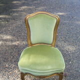 Wooden chair dore style Louis XV