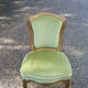 Chaise bois dore style Louis XV