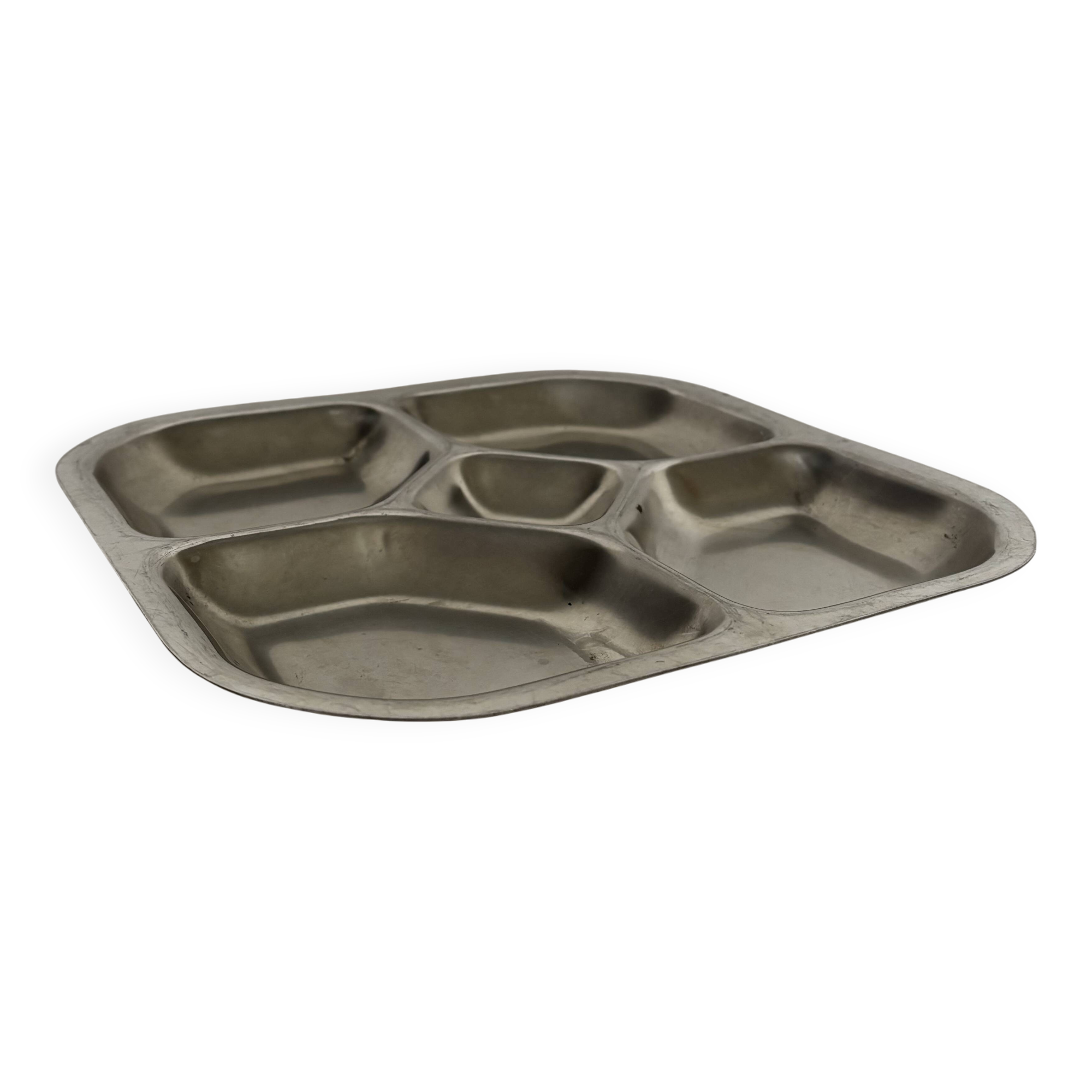 Vintage stainless steel plate