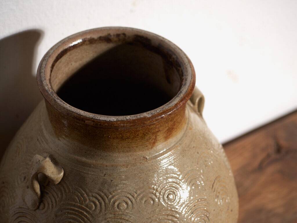 Ancient Chinese glazed stoneware vase – China, circa 1900