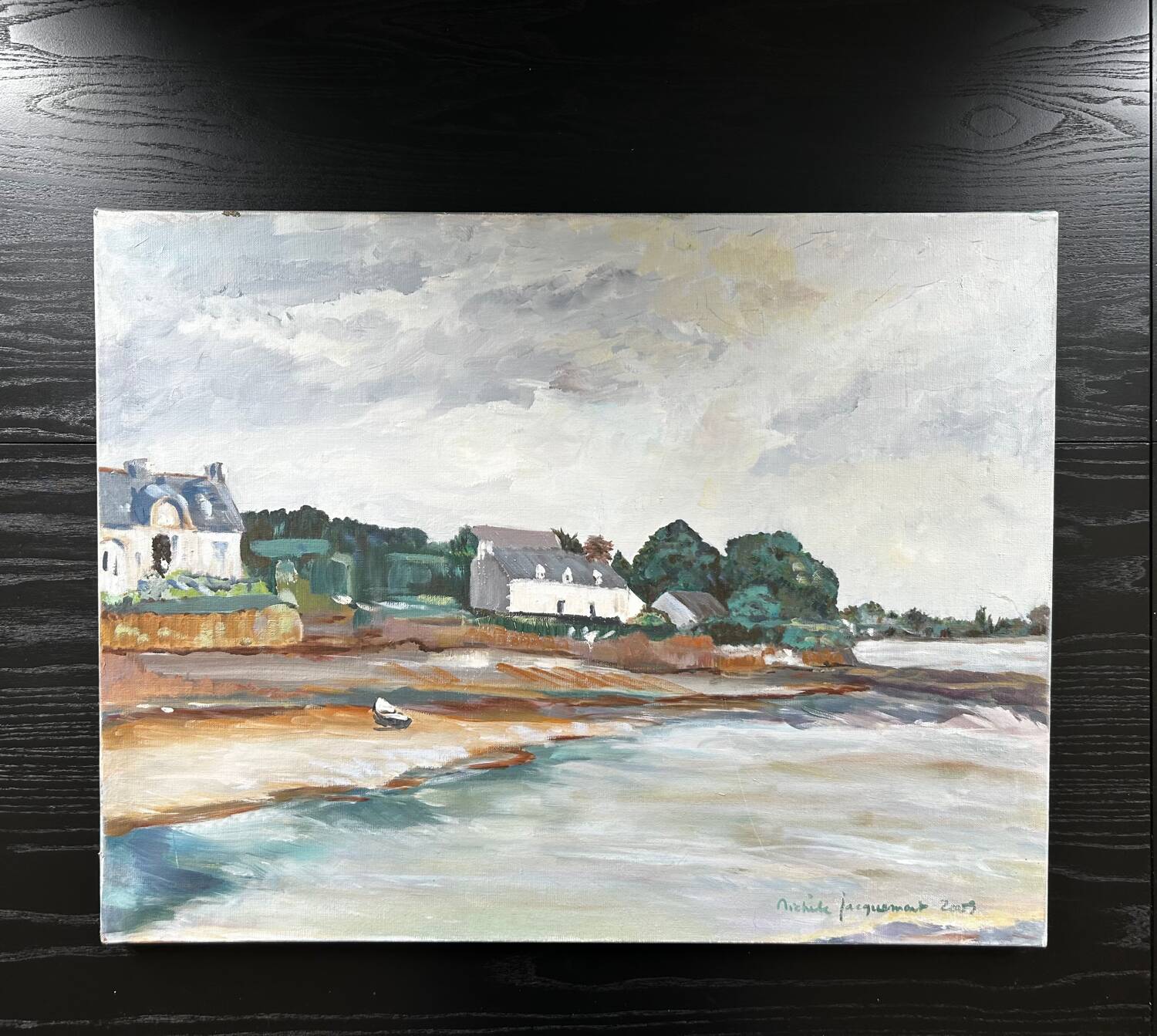 Breton village tableau of the Aber