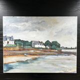 Breton village tableau of the Aber