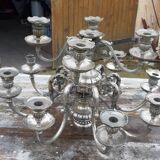 Candélabre Bronze Argenté
