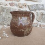 Stoneware ice pitcher