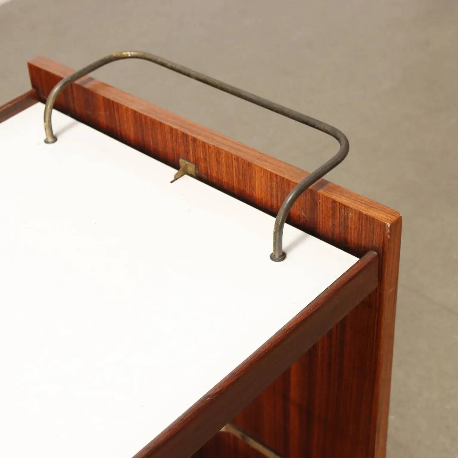 Exotic wood sideboard, Italy, 1960s