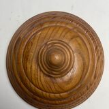 Dutch modernist wood turnt container or pot